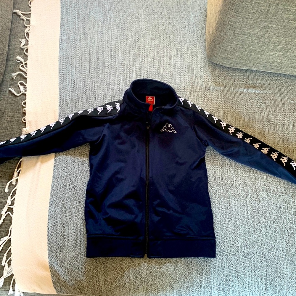 Kids size 10 Kappa navy zip up